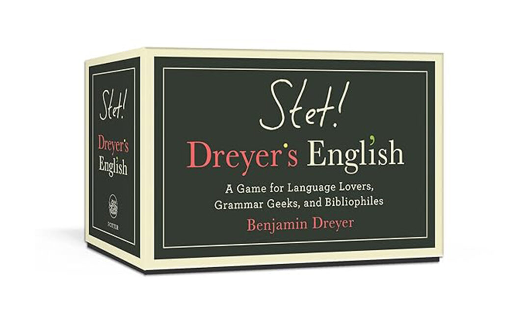Stet! Dreyer’s English